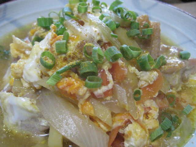 カレー粉の簡単レシピ カレー味の鶏肉と野菜の卵とじ 男の料理道場 超簡単レシピ集